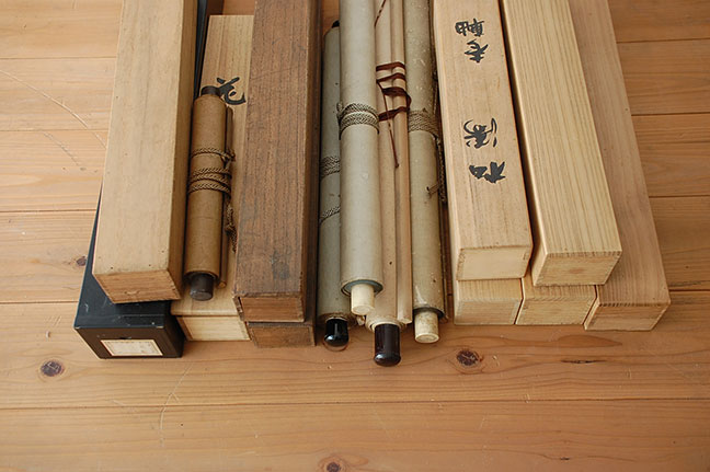 奈良県 五條市 狩野山雪の掛軸を出張買取させて頂きました。