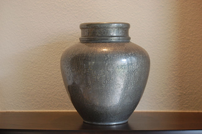 京都府、京田辺市にて錫製の茶入など煎茶道具を出張買取させて頂きました。