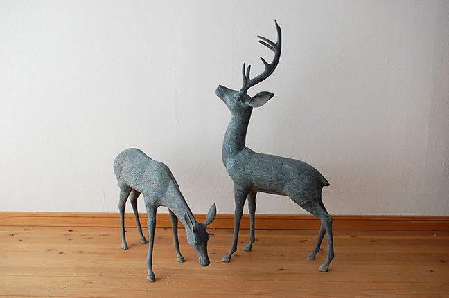 愛知県春日井市でブロンズ像を出張買取させて頂きました。