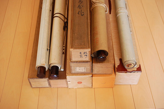 奈良県 上牧町で掛軸を買取させて頂きました。