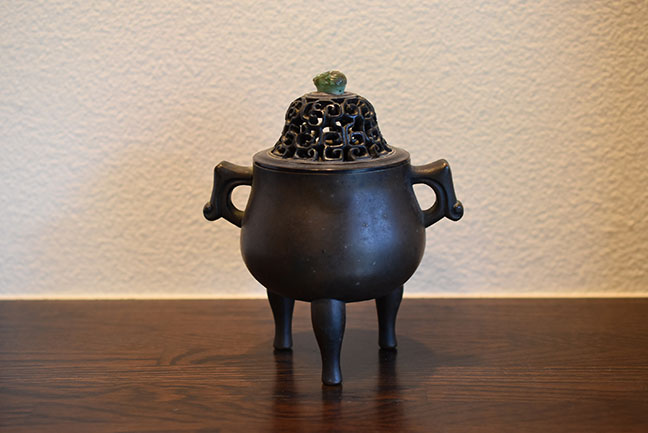 中国骨董品 年代物 香炉(大型) F23-102 - 工芸品