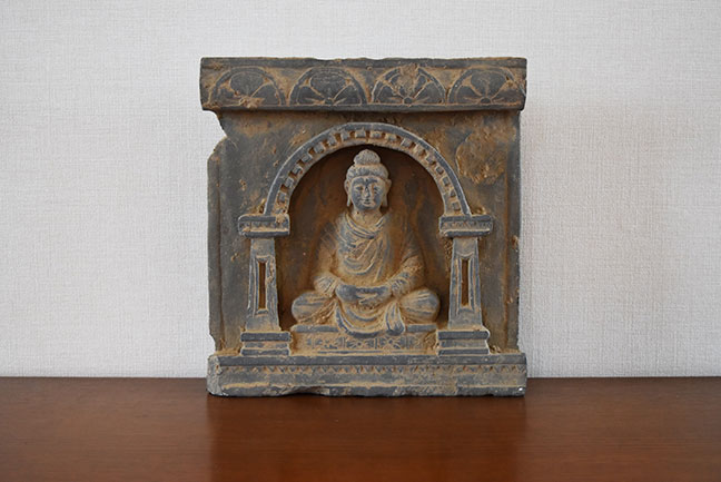 生産停止M1743時代 ガンダーラ石像 /古美術品 骨董品 時代品 美術品 仏教美術 石彫 その他