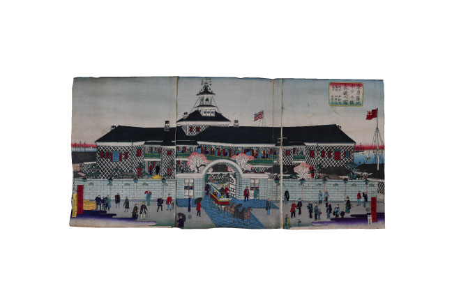 三代歌川広重の版画を買取させて頂きました。