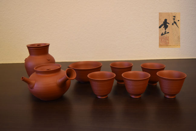 三代山田常山の煎茶器を買取させて頂きました。